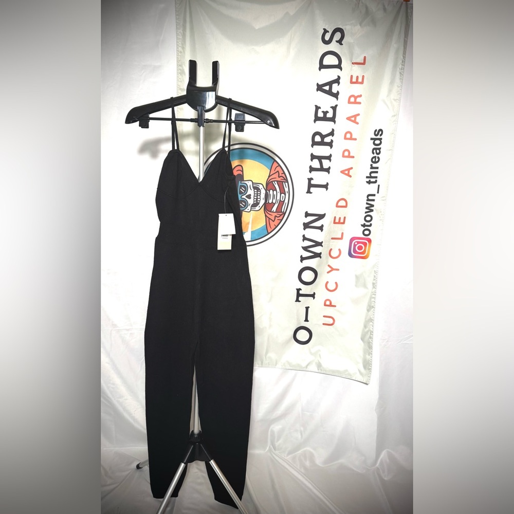 Justfab  Black Jumpsuit Large